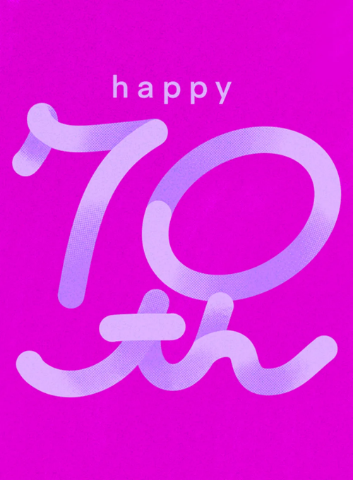 Get A Squiggle On - 70 - birthday_cards - Card