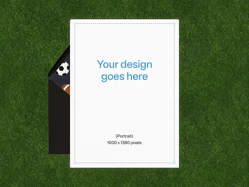 Upload Your Own Design (Sports Green) - featured - Invitation