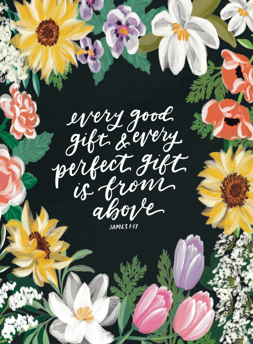 Gift of Flowers - religious_and_inspirational_cards - Card