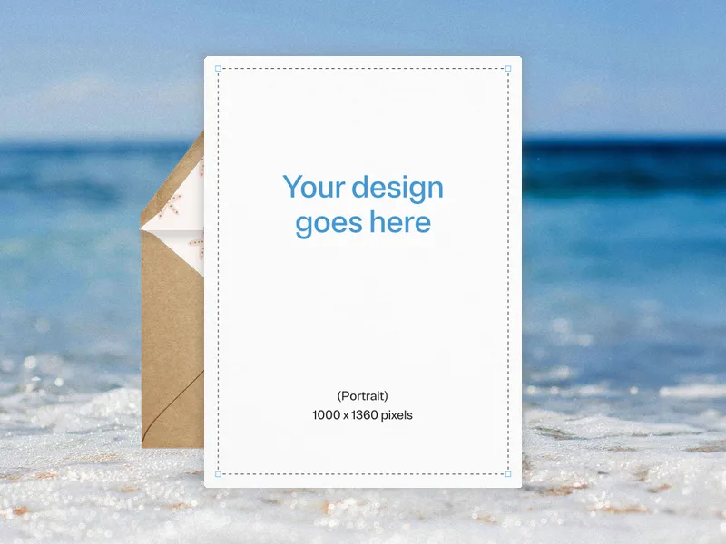 Upload Your Own Design (Ocean Sand) - beach_party - Invitation