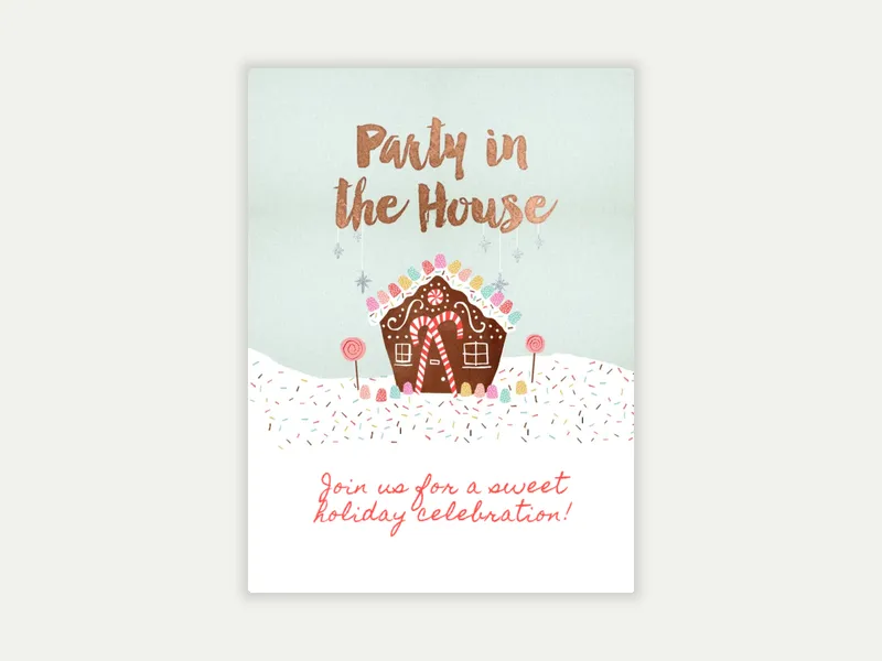 Gingerbread Party - featured - Invitation