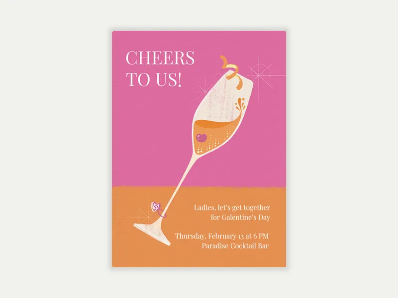 Galentine's Day - featured - Invitation