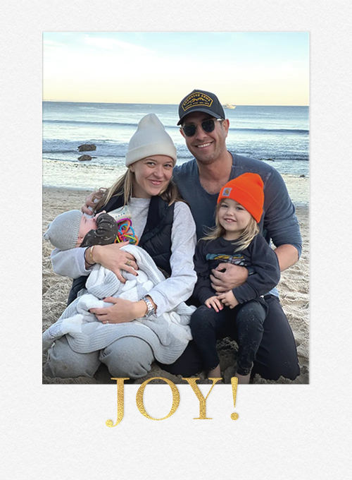 Gold Joy (Photo) - design_your_own_cards - Card