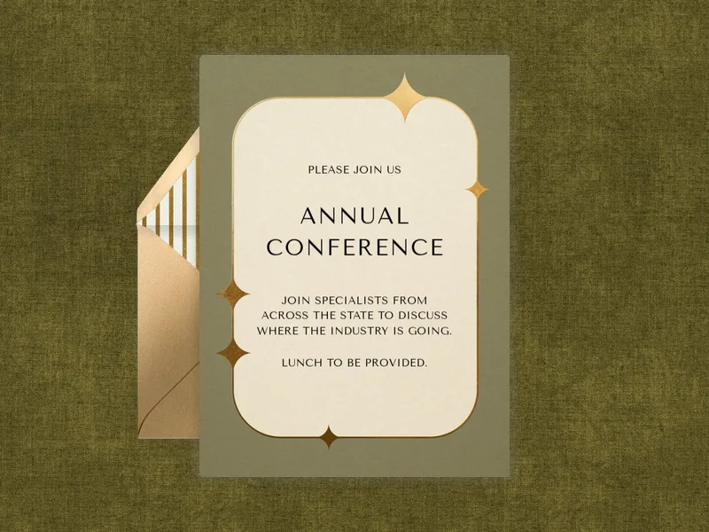 Gold Glimmers - conferences_workshops - Invitation