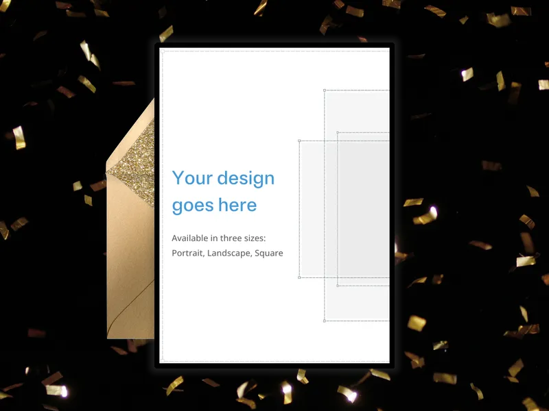 Upload Your Own Design (Confetti Shower) - cradle_ceremony - Invitation