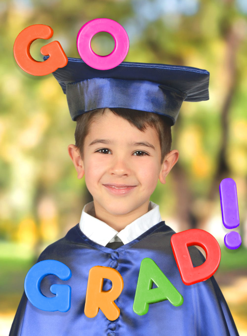 Go Grad Announcement (Photo) - announcement_cards - Card