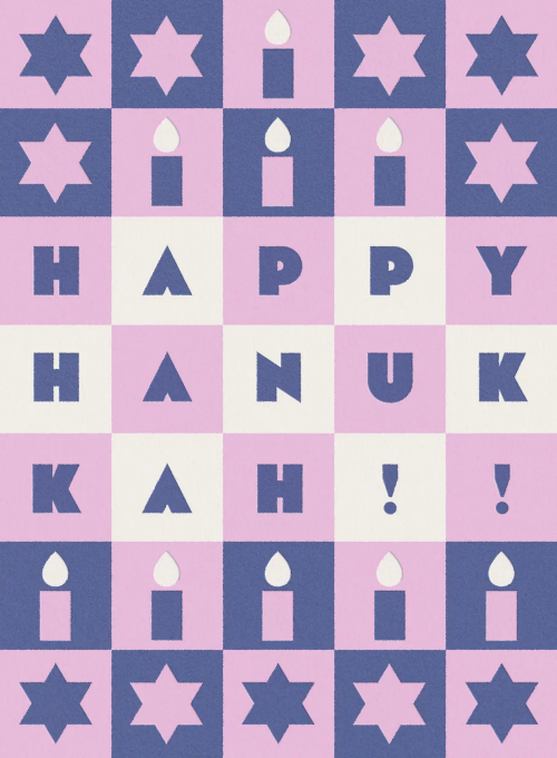 Hanukkah Candles - holiday_cards - Card