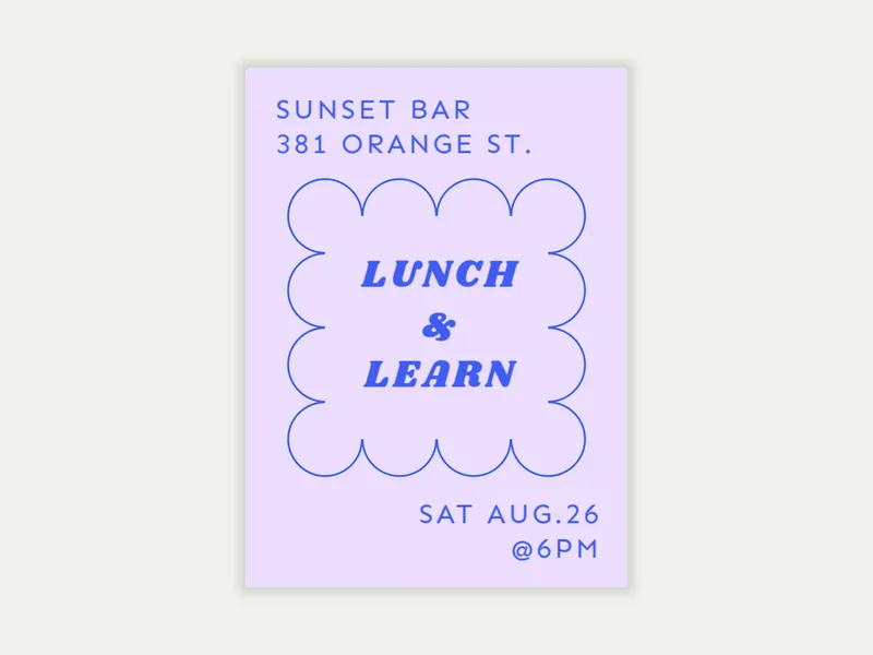 Graphic Lines - meetings - Invitation