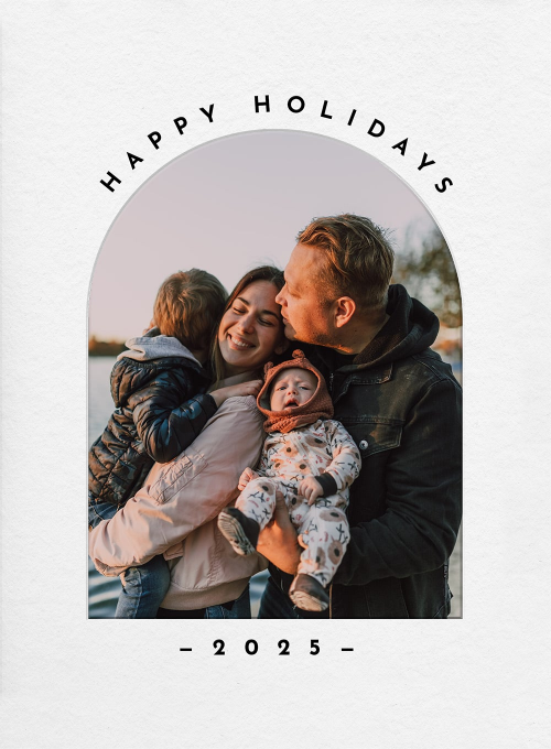 Happy Holidays Arch (Photo) - design_your_own_cards - Card