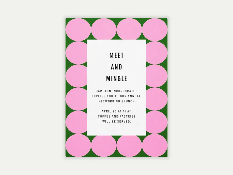 Got Dots - networking - Invitation