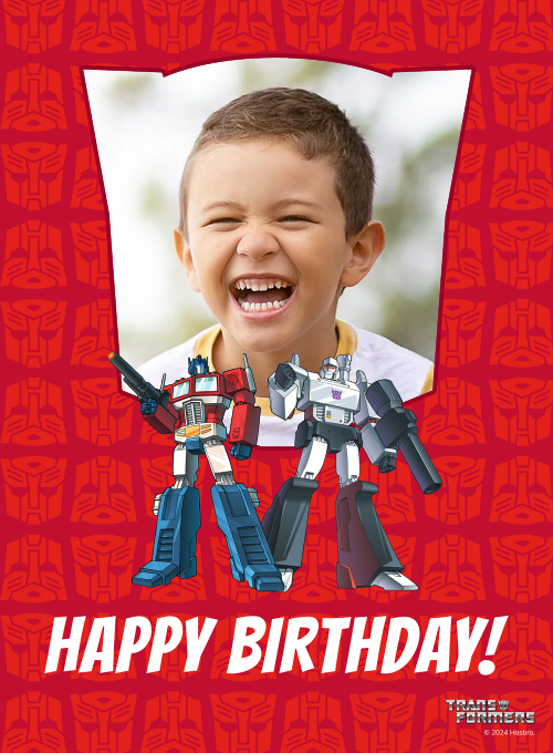 Transformers: Autobots Assemble (Photo) - birthday_cards - Card