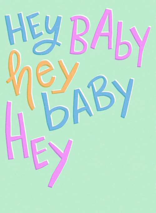 Hey Baby Hey Card - baby_shower_cards - Card