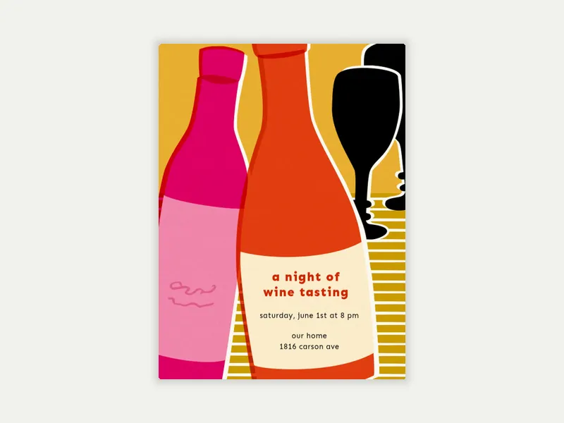 Hello Wine - wine_tasting - Invitation