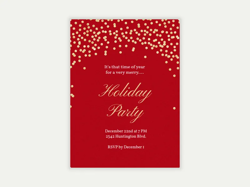 Holiday Sparkle - holiday_party - Invitation