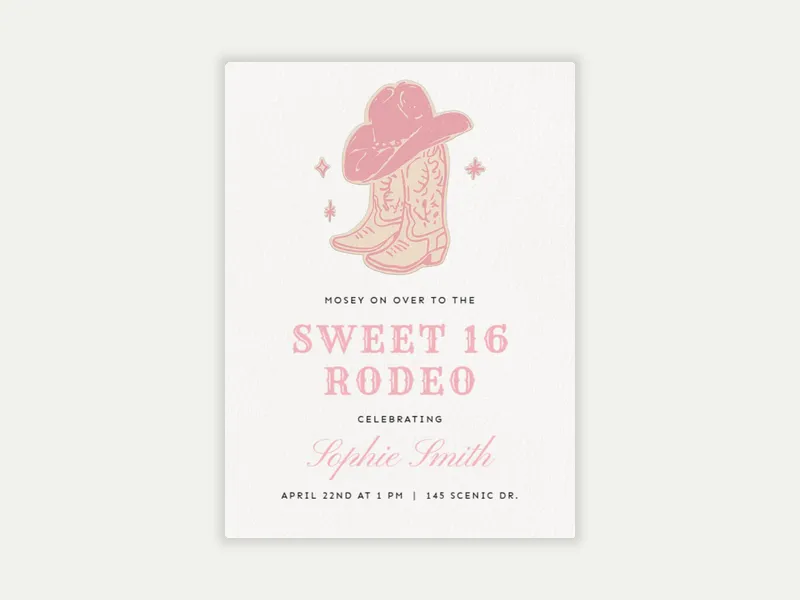 Howdy Partner - featured - Invitation