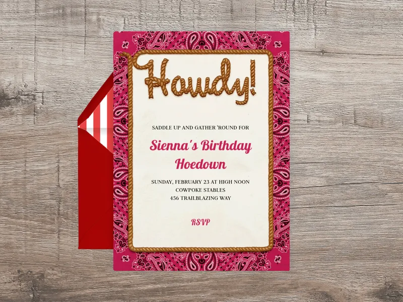Howdy - featured - Invitation