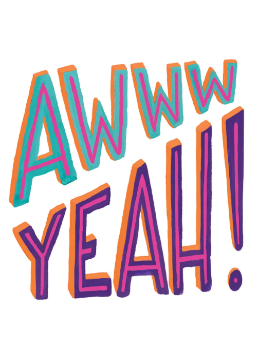 Aww Yeah - celebration_cards - Card