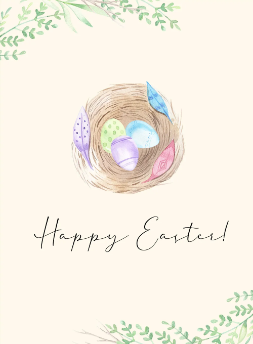 Hop On Over - easter_cards - Card