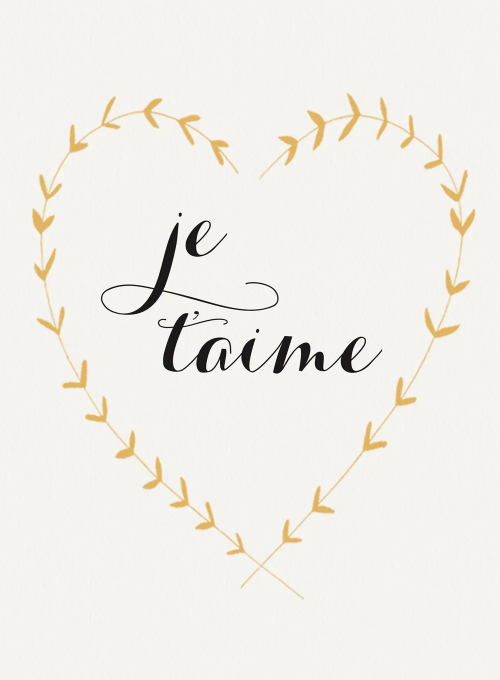 Je T'aime Card - sending_love_cards - Card