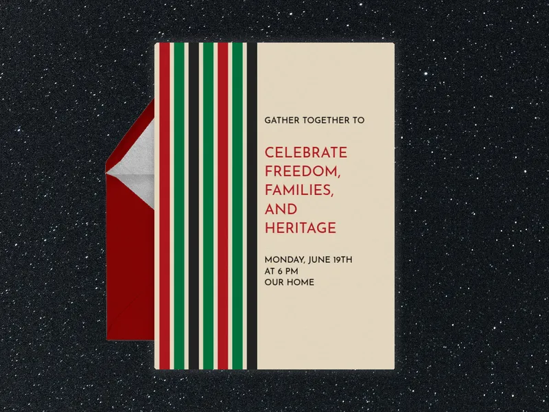 Juneteenth Together - juneteenth - Invitation