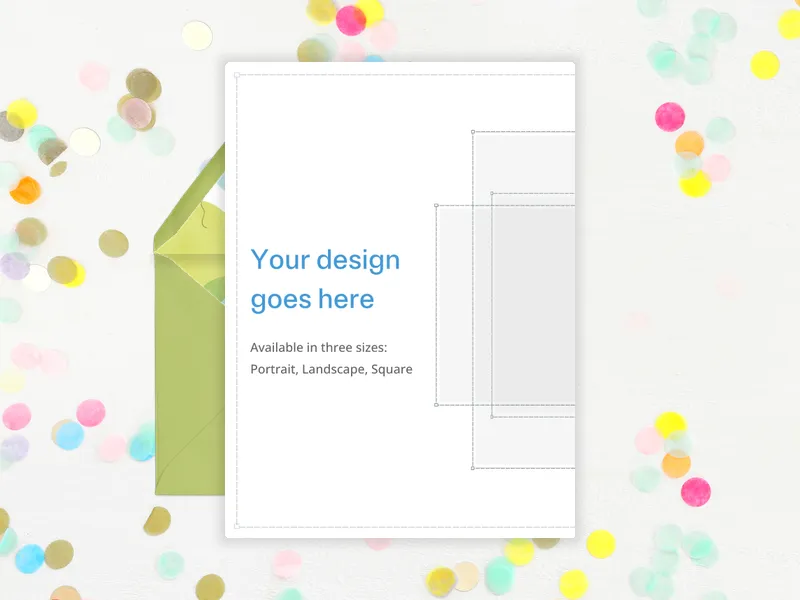 Upload Your Own Design (Joyful Confetti) - birthday_forkids - Invitation