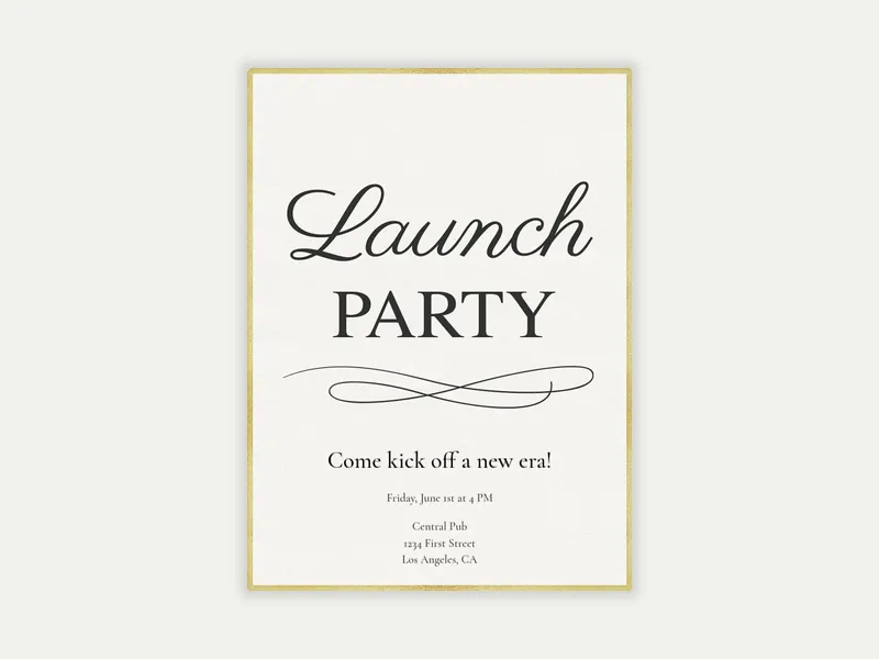 Launch Party - launch_parties_grand_openings - Invitation