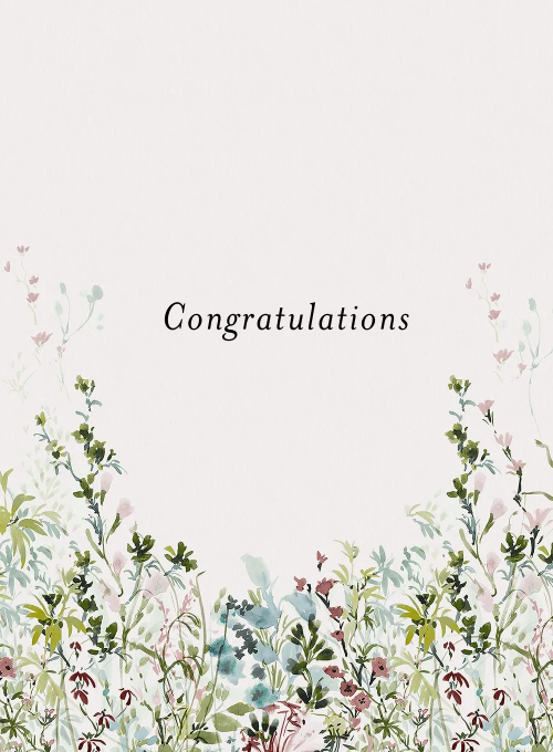 Laura Ashley: Pointon Fields (Congratulations) - celebration_cards - Card