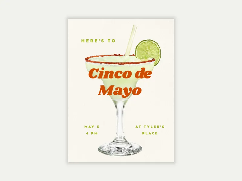 Spicy Marg - cinco_de_mayo - Invitation