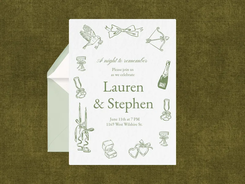Lovey Dovey - couples_shower - Invitation