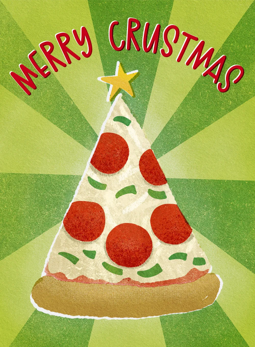 Merry Crustmas - christmas_cards - Card