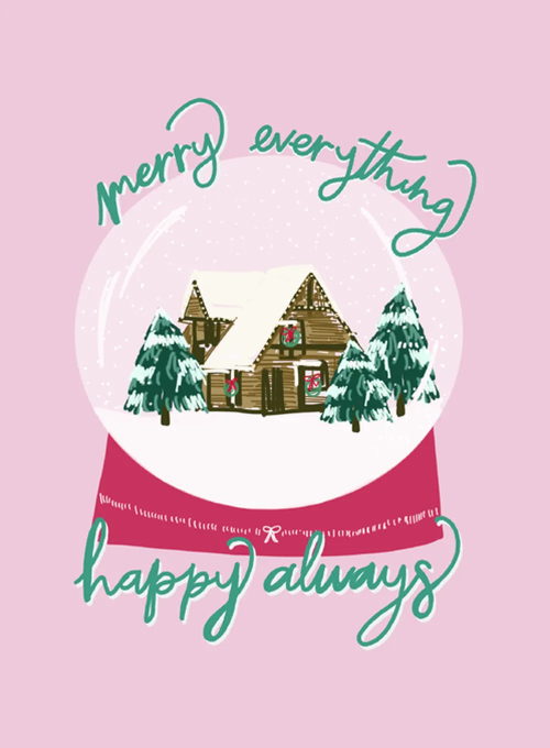 Merry Everything, Happy Always - christmas_cards - Card