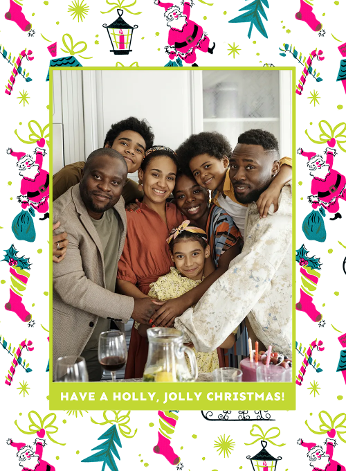 Merry Neon Christmas (Photo) - christmas_cards - Card
