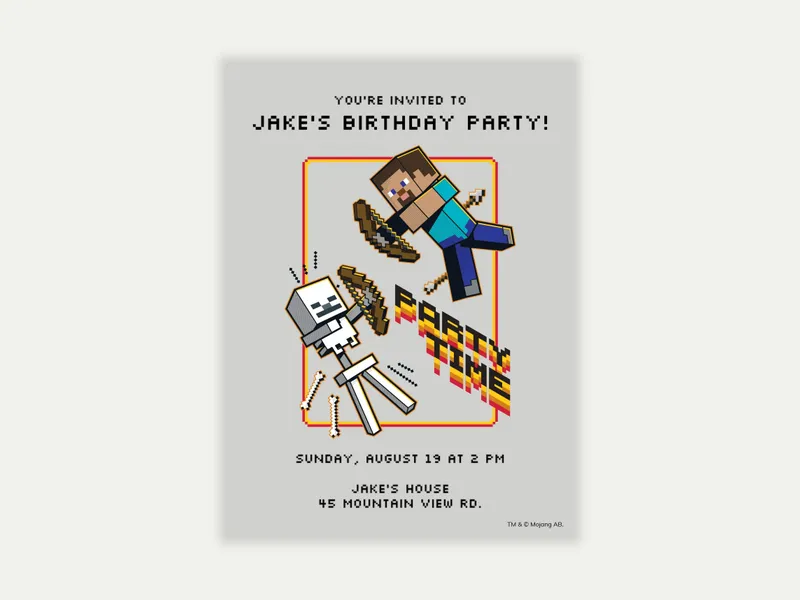 Minecraft: Jolly Mobs Duel - minecraft - Invitation