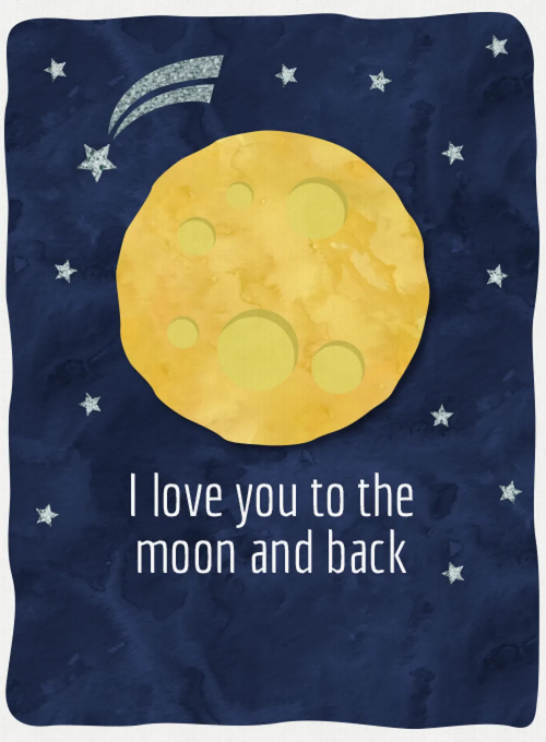 Moon and Back Card - sending_love_cards - Card