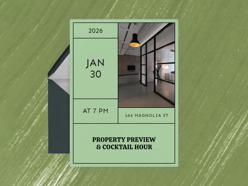 Modular (Photo) Invitation premium template design