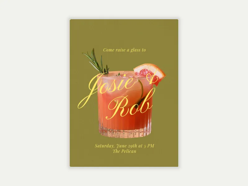 Mocktail Bar - joint_bach_party - Invitation