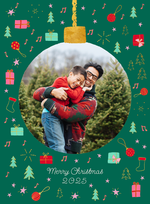 Much Merriment (Photo) - design_your_own_cards - Card