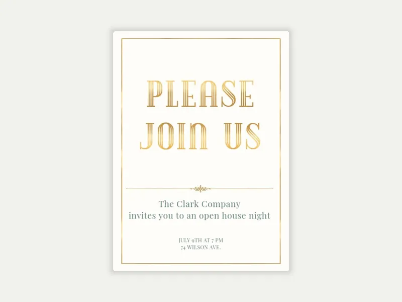 Mosaic Celebration - open_house - Invitation