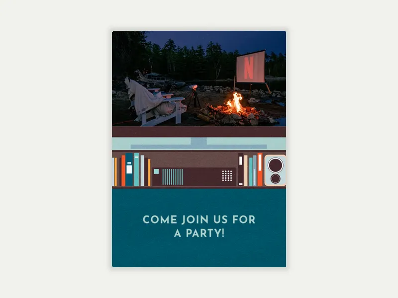 Movie Night (Photo) - viewing_party - Invitation