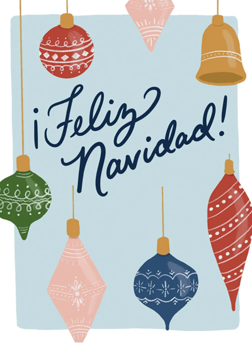 Navidad Ornaments - christmas_cards - Card