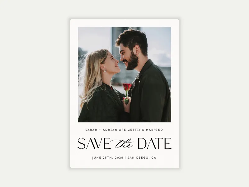 Modern Polaroid (Photo) - save_the_date_shop - Invitation
