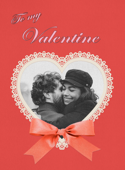 My Vintage Valentine (Photo or GIF) - design_your_own_cards - Card