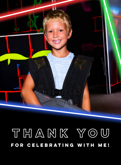 Neon Geometric Thank You (Photo) - featured - Card