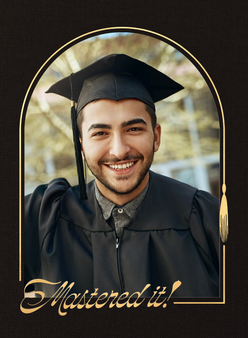 Mastered It (Photo) - graduation_cards - Card
