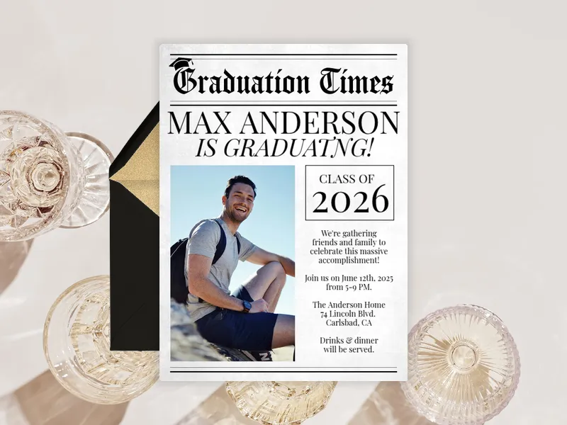 New Era (Photo) Invitation premium template design
