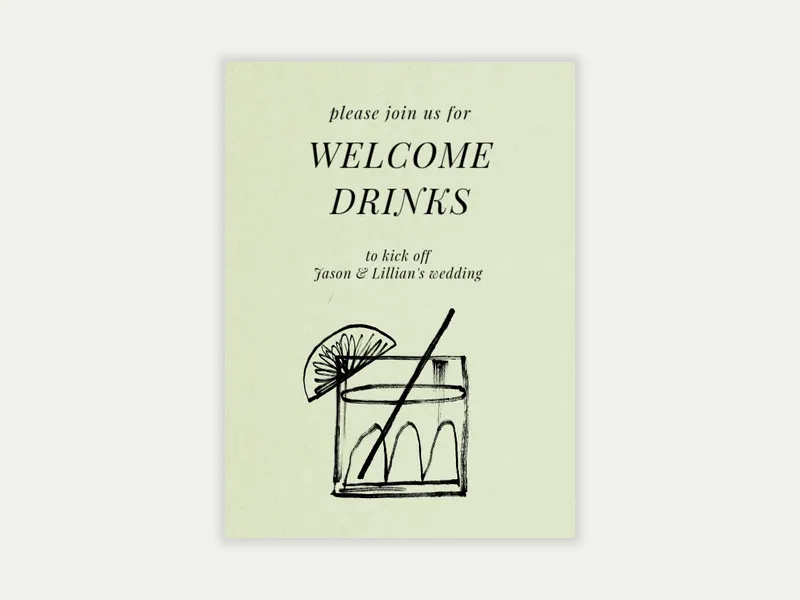 Have a Drink - welcome_party - Invitation