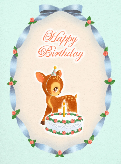 Nostalgic Birthday - birthday_adults_cards - Card