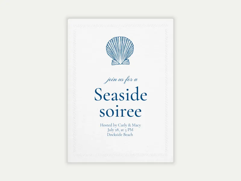 Ocean Breeze Beach Party - featured - Invitation