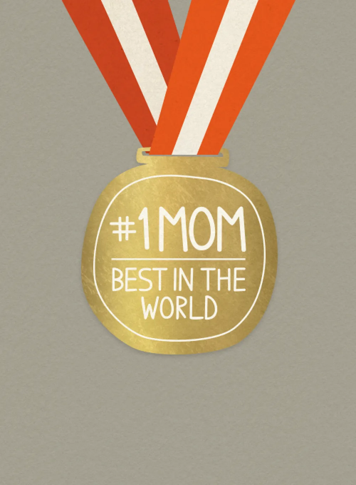Mom's Medal - mothers_day_cards - Card