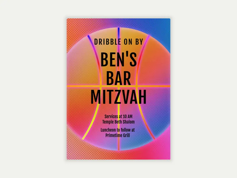 Neon Sports - bar_bat_mitzvah - Invitation